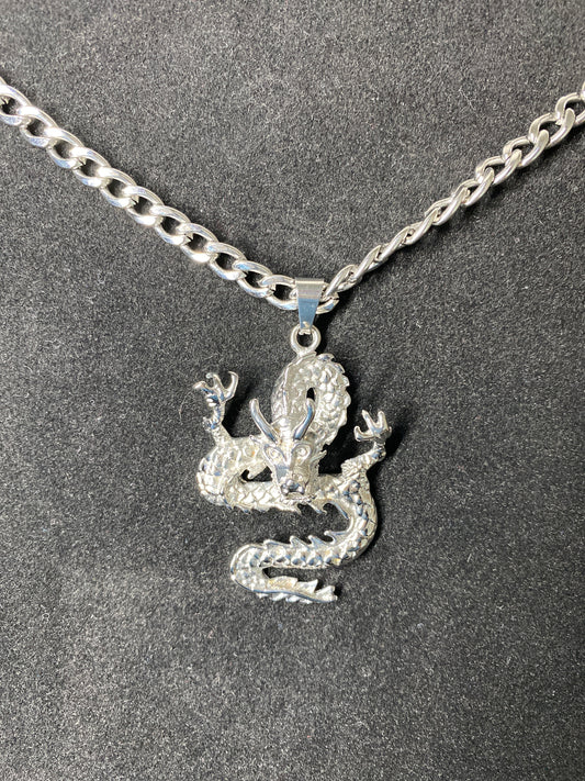 Stainless Steel Dragon Pendant