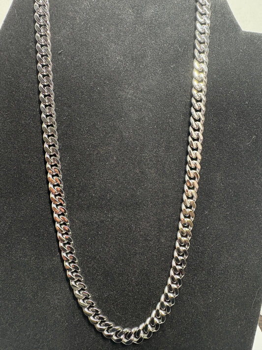 Stainless Steel Diamond Cut Curb Chain