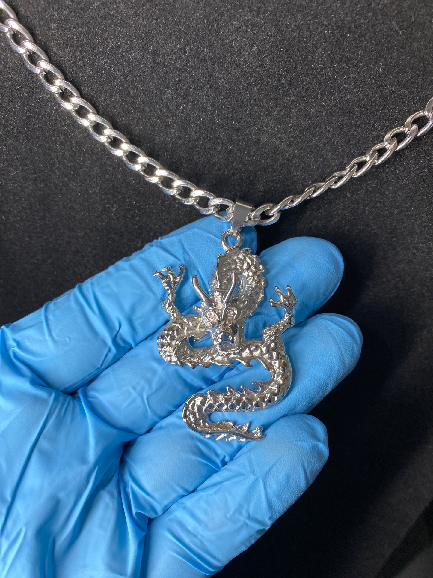Stainless Steel Dragon Pendant