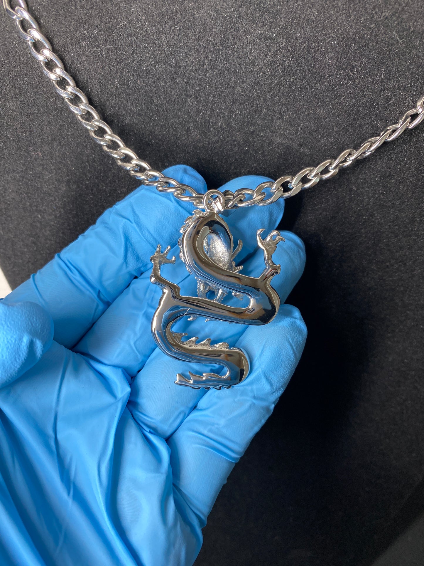 Stainless Steel Dragon Pendant