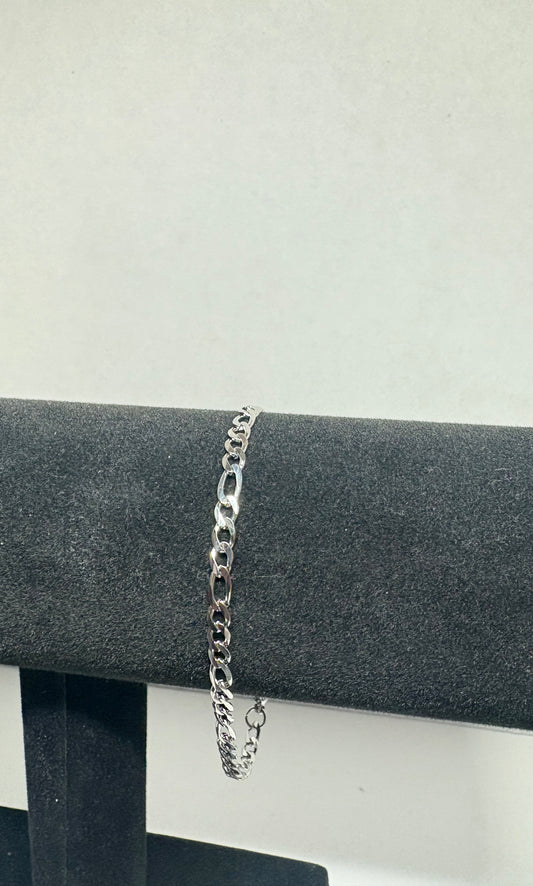 Stainless Steel Figaro Bracelet