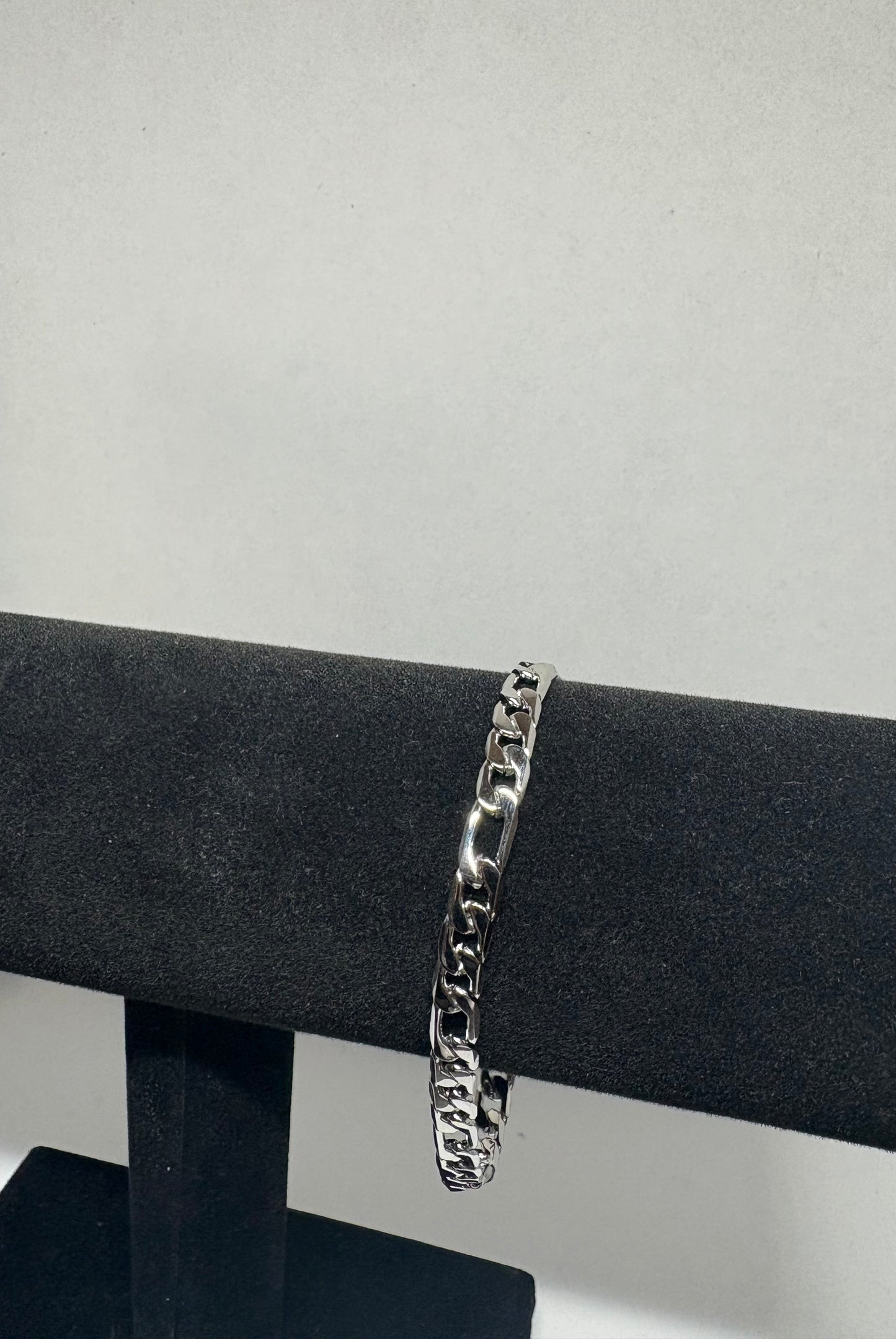 Stainless Steel Figaro Bracelet