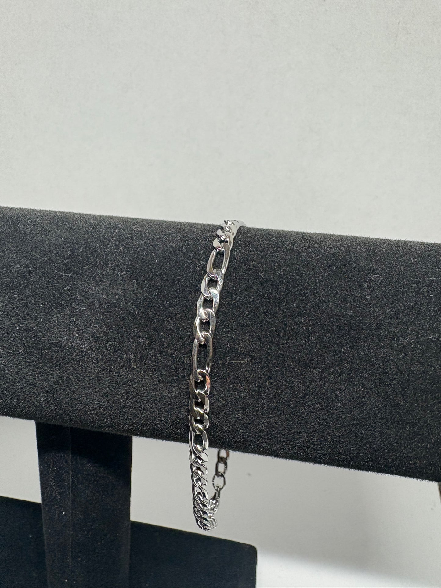 Stainless Steel Figaro Bracelet